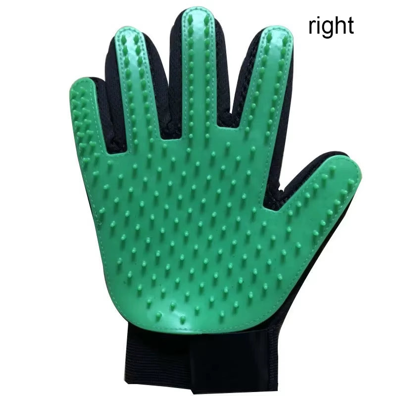 Pet Hair Glove Comb Pet Dog Cat Grooming Cleaning Glove Deshedding Hair Remover Massage Brush Animal Supplies Cat Accessories