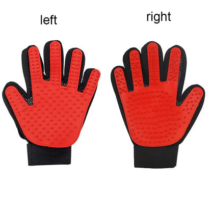 Pet Hair Glove Comb Pet Dog Cat Grooming Cleaning Glove Deshedding Hair Remover Massage Brush Animal Supplies Cat Accessories
