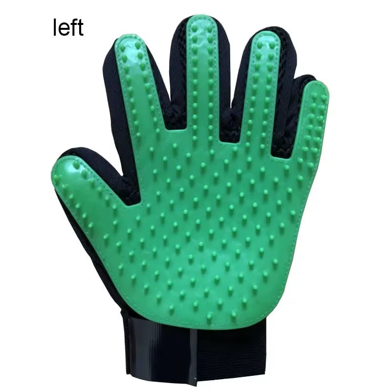 Pet Hair Glove Comb Pet Dog Cat Grooming Cleaning Glove Deshedding Hair Remover Massage Brush Animal Supplies Cat Accessories